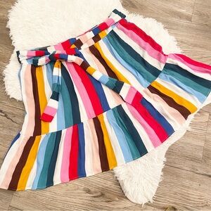 Gibson Rainbow Stripe Skirt XL